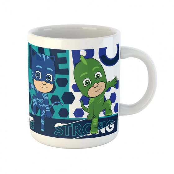 Disney Mok PJ Masks Jongens 325 Ml Keramiek Wit/blauw