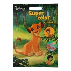 Disney Figuren Super Color Kleurboek XXL Met Stickers