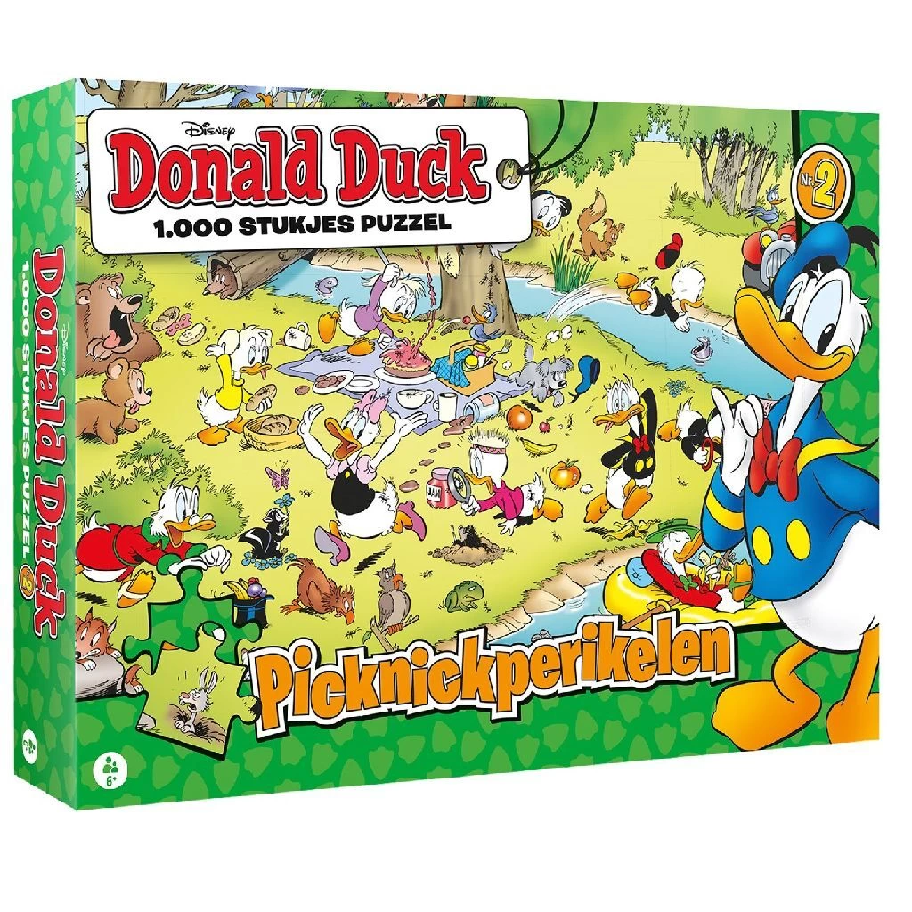 Disney Puzzel Donald Duck Picknickperikelen 1000 Stukjes