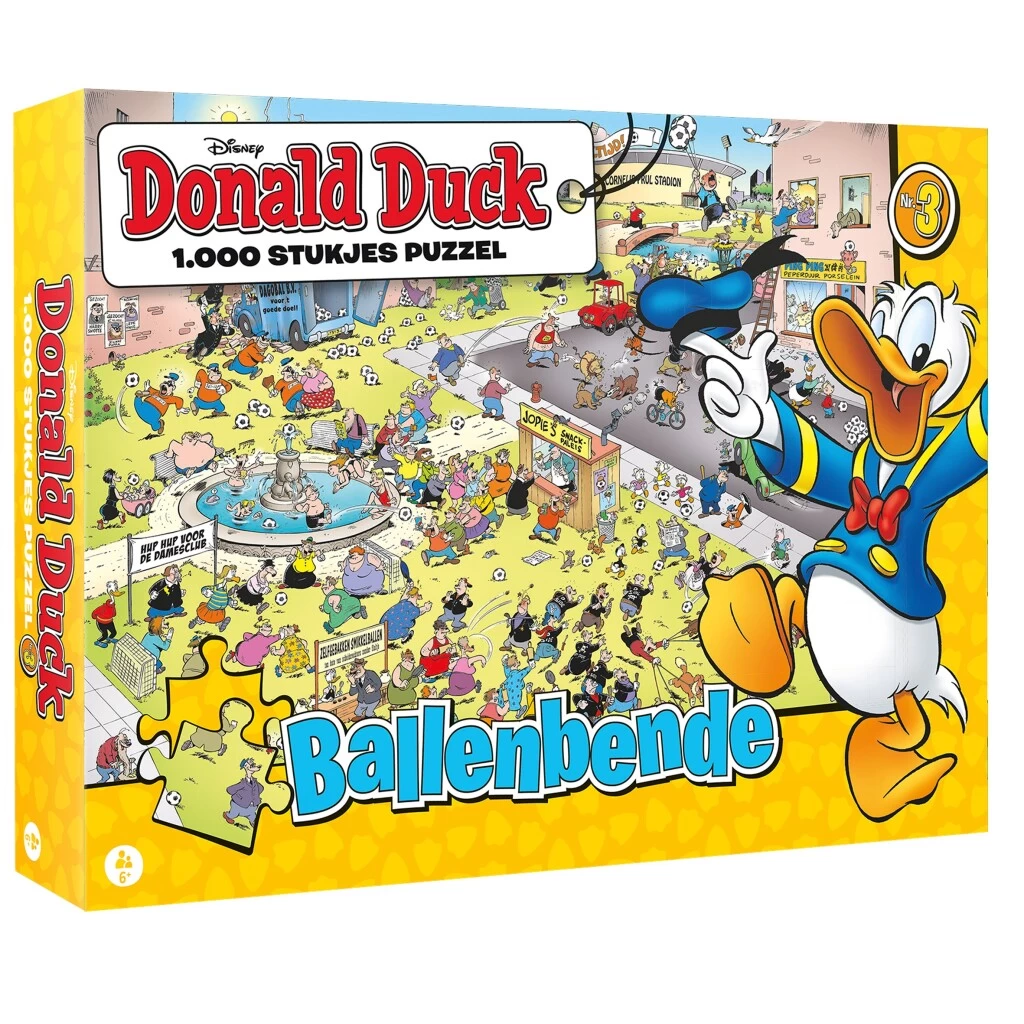 Disney Puzzel Donald Duck Ballenbende 1000 Stukjes - Afbeelding 2