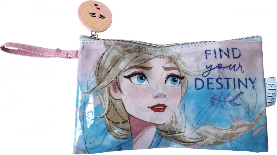 Disney Toilettas/etui Frozen 24 X 14 Cm PVC/polyester Roze
