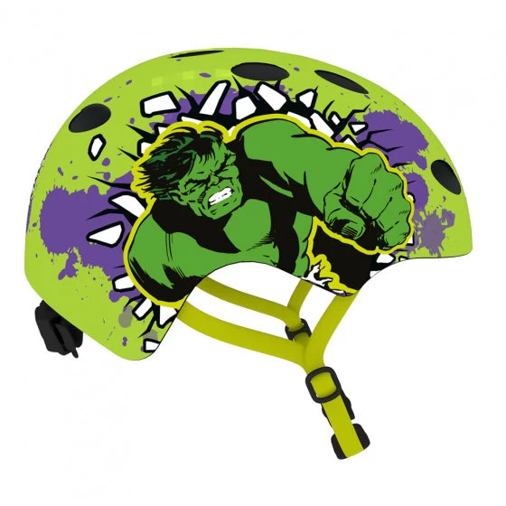 Disney Fietshelm Hulk Jongens Groen Maat 54/58 Cm - Afbeelding 3