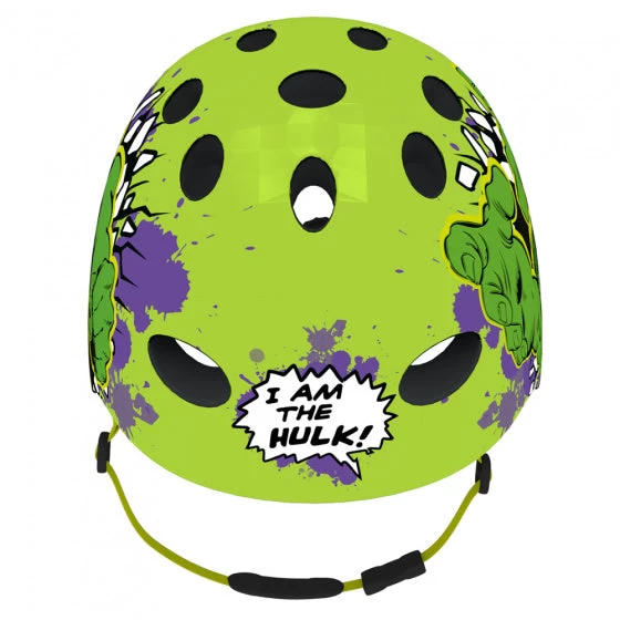 Disney Fietshelm Hulk Jongens Groen Maat 54/58 Cm - Afbeelding 4