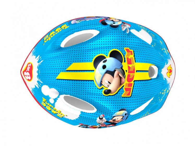 Disney Fietshelm Mickey Mouse Junior Blauw Maat 52/56 Cm - Afbeelding 2