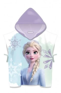 Disney Frozen Handdoek Poncho Paars 60 Cm