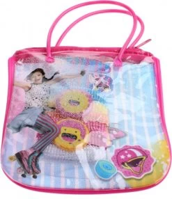 Disney Giftbag Met Haaraccessoires Soy Luna 15 Cm Roze