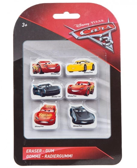 Disney Cars 3 Gummenset 6-delig 4 Cm