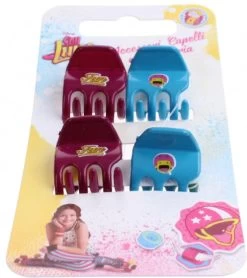 Disney Haarclipjes Soy Luna 4 Stuks Blauw/paars