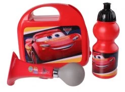 Disney Kinderfietsset Combo Cars Jongens Rood 3-delig