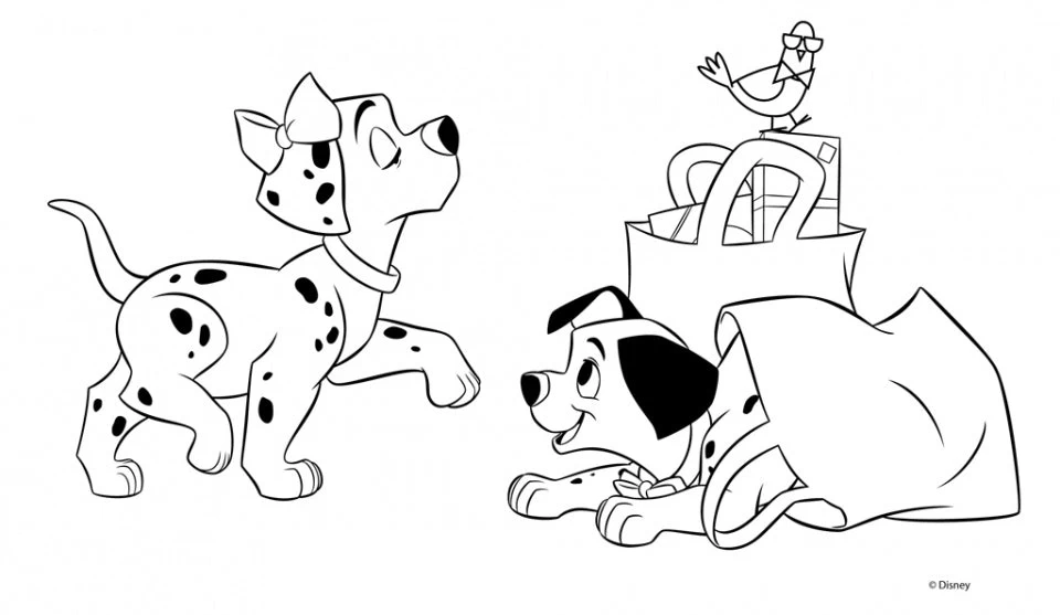 Disney Kleur- En Stickerboek 101 Dalmatiërs 23 X 33 Cm Blauw - Afbeelding 5