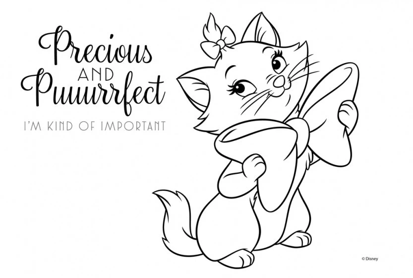 Disney Kleur- En Stickerboek Marie Junior 23 X 33 Cm Roze - Afbeelding 5