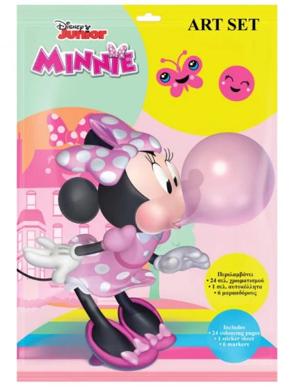 Disney Kleurboek Minnie Meisjes Papier Roze 26-delig