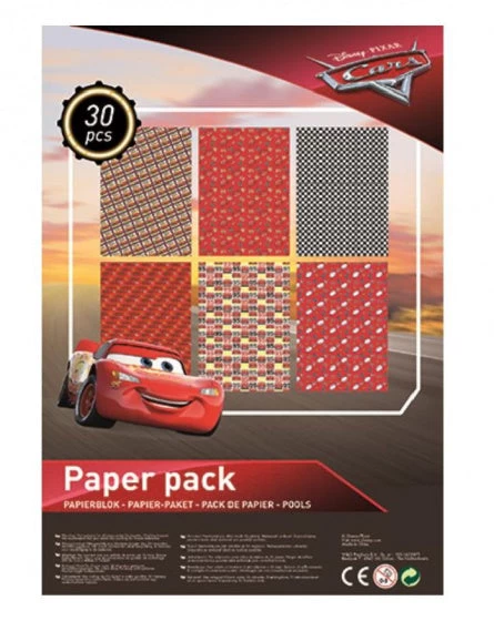 Disney Knutselset A4 Cars 21 X 29 Cm Papier 30 Stuks
