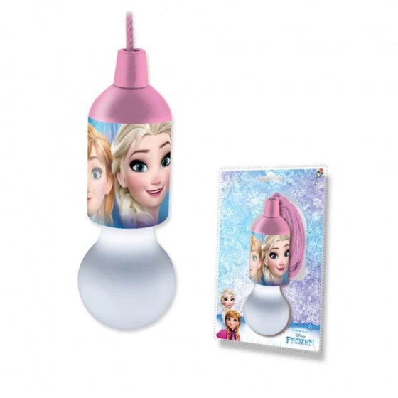 Disney Treklamp Frozen Led Meisjes 17 Cm Roze