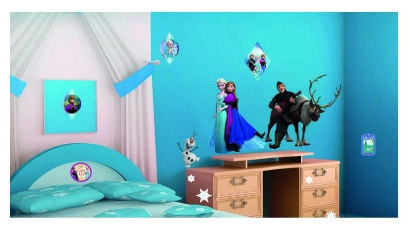 Disney Muurstickers Frozen Familie - Afbeelding 2