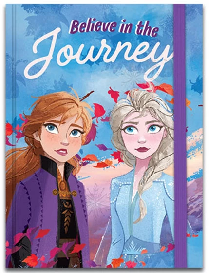 Disney Notitieboek Frozen II Meisjes 13,5 X 10 Cm Lichtblauw