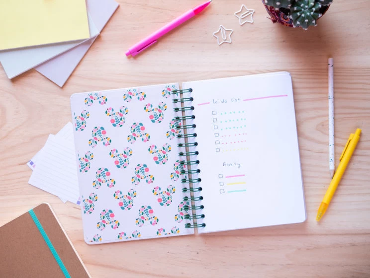 Disney Notitieboek Minnie Mouse Hardcover A5 14,8 X 21 Cm Wit - Afbeelding 5