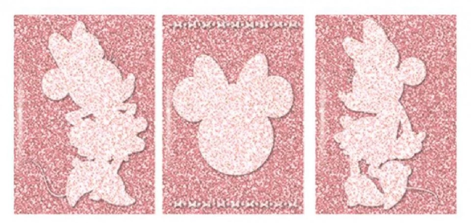 Disney Notitieboekje A7 Minnie Mouse Junior 10 X 7,5 Cm 3-delig