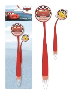 Disney Pen Lenticulair Cars 15 Cm Rood