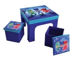 Disney PJ Masks Opvouwbare Tafel Met Stoelen Blauw