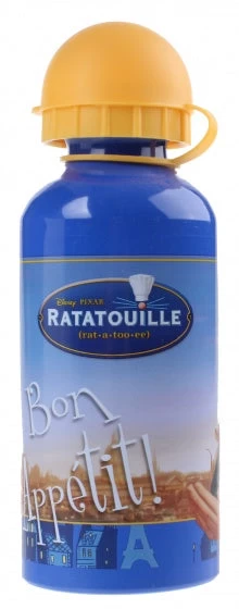 Disney Ratatouille Bidon Aluminium 400 Ml Paars/geel