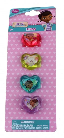 Disney Ringen Doc McStuffins 15 Mm 4 Stuks Multicolor