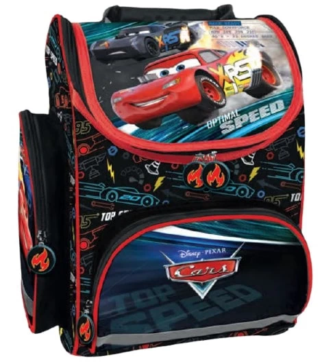 Disney Rugzak Cars Junior 15 Liter 35 Cm Polyester Zwart/rood