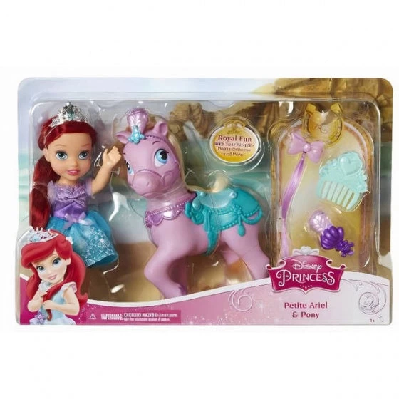 Disney Speelset Ariel En Pony Meisjes Blauw/roze 5-delig - Afbeelding 2