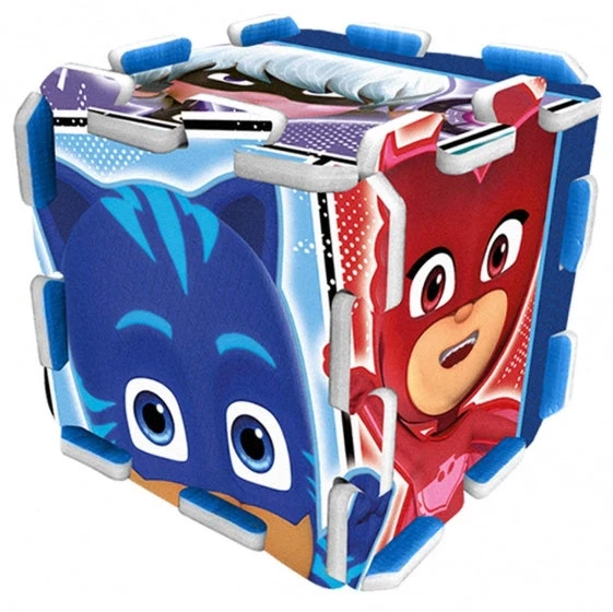 Disney Vloerpuzzel PJ Masks Junior 88 Cm Blauw 9-delig - Afbeelding 2