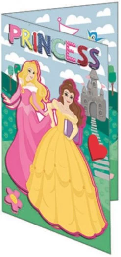Disney Wenskaart Princess Junior 20,5 X 14,5 Cm Papier